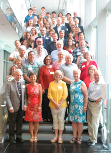 UGA in Rome 50th Anniversary Celebration group photo