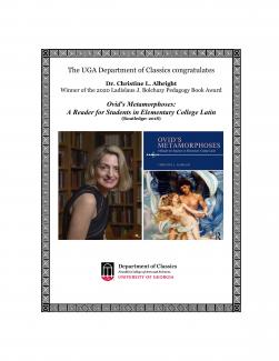 Dr. Christine Albright Winner J. Bochazy Pedagogy Book Award