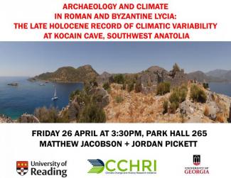 Pickett Lecture Archaeology and Climate in Roman and Byzantine Lycia